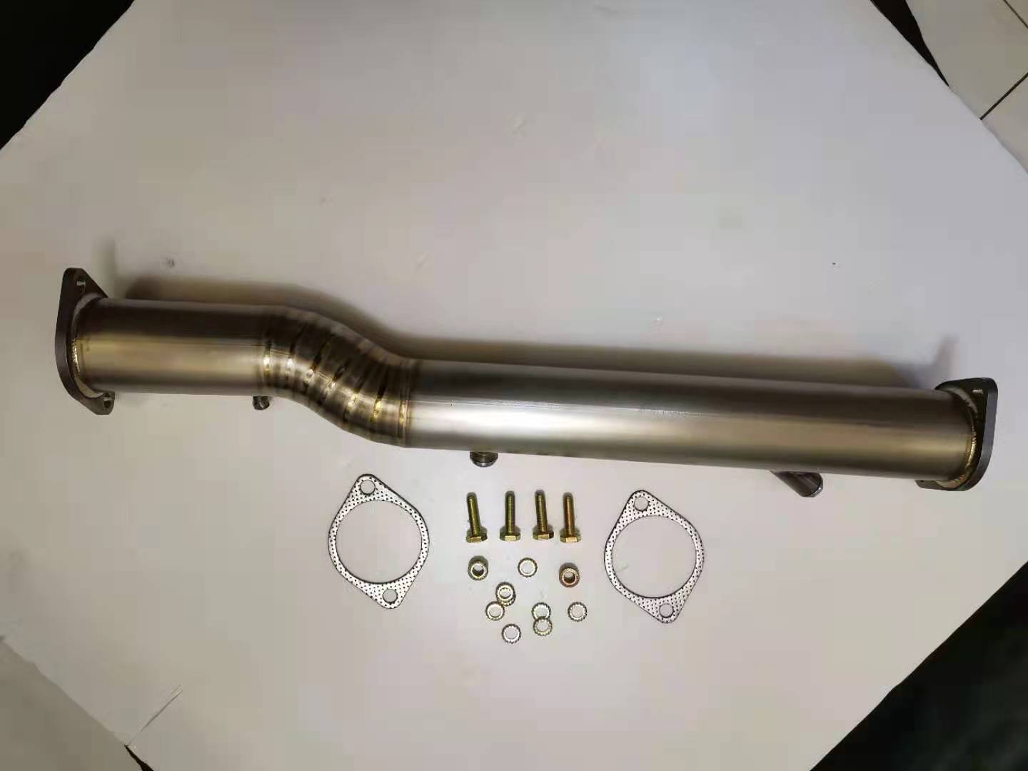 Mitsubishi Lancer Evolution X - Ralliart Titanium or Stainless Cat delete