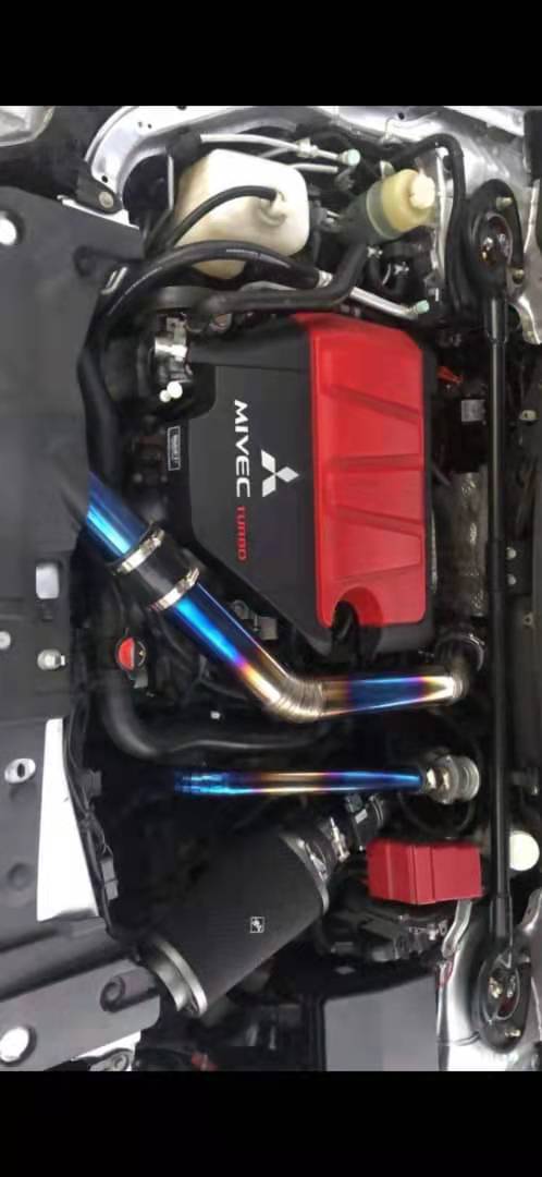 Mitsubishi Lancer Evolution X - Ralliart Titanium BOV piping