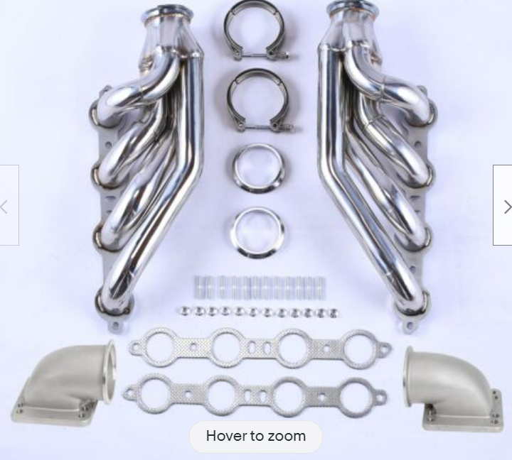 LS1 LS6 LSX GM V8+Elbows T3 T4 to 3.0" V Band