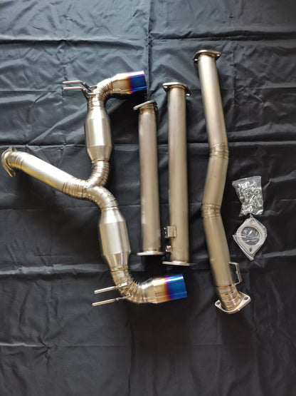 Mitsubishi Lancer Evolution X - Ralliart Titanium or Stainless Full exhaust