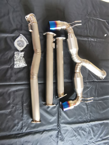 Mitsubishi Lancer Evolution X - Ralliart Titanium or Stainless Full exhaust