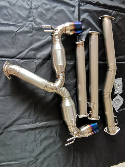 Mitsubishi Lancer Evolution X - Ralliart Titanium or Stainless Full exhaust