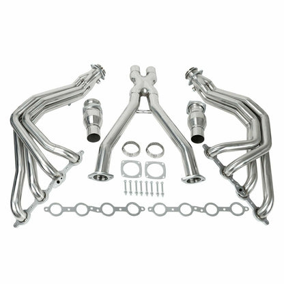 HEADERS + MID PIPE / Corvette 1997-2004 5.7L Long Tube 1-7/8"