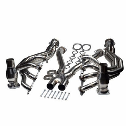 HEADERS + MID PIPE / Corvette 1997-2004 5.7L Long Tube 1-7/8"