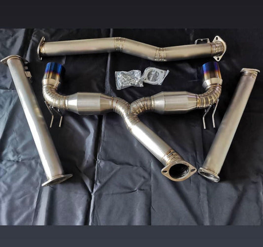 Full titanium or stainless Exhaust Mitsubishi Lancer Ralliart - Evolution X 2008+